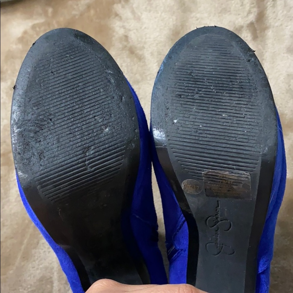 Jessica Simpson blue boots! - Picture 5 of 7